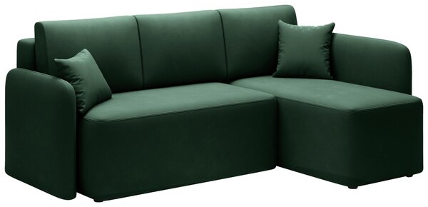 ROHOVÁ SEDAČKA, textil, zelená MID.YOU - Sedačky, Online Only