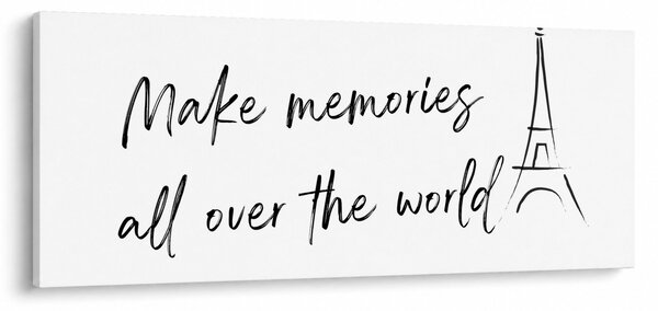 Obraz - Make memories (120x50 cm)