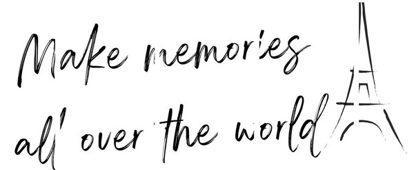 Obraz - Make memories (150x105 cm)