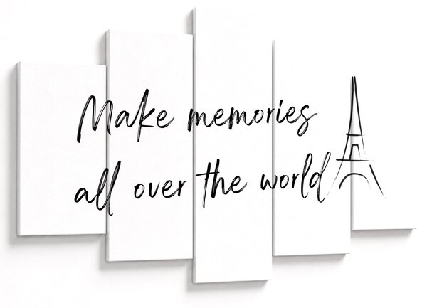 Obraz - Make memories (150x105 cm)