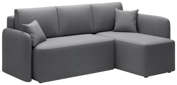 ROHOVÁ SEDAČKA, textil, sivá MID.YOU - Sedačky, Online Only