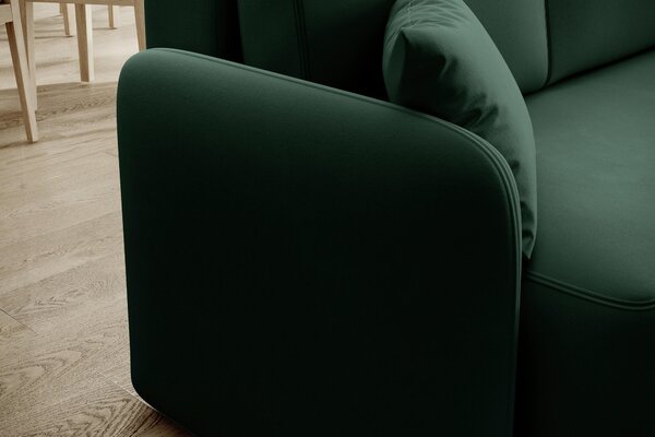 ROHOVÁ SEDAČKA, textil, zelená MID.YOU - Sedačky, Online Only