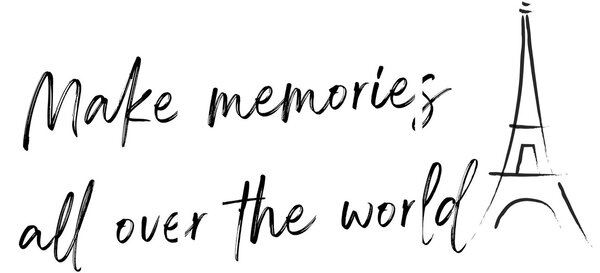 Obraz - Make memories (90x60 cm)