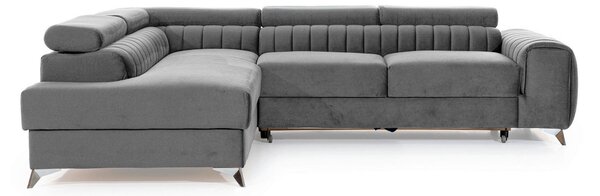 ROHOVÁ SEDAČKA, textil, svetlosivá MID.YOU - Sedačky, Online Only