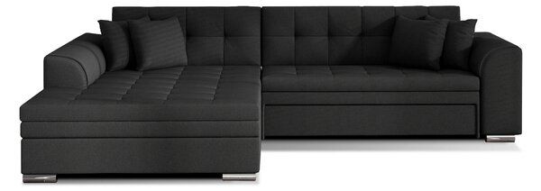 ROHOVÁ SEDAČKA, textil, antracitová MID.YOU - Sedačky, Online Only