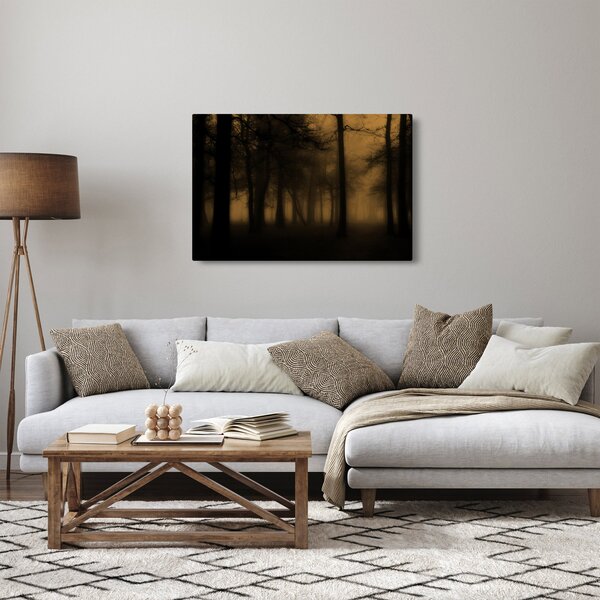Obraz - Temný les (90x60 cm)