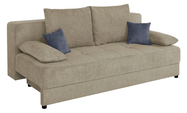 ROZKLADACIA POHOVKA, kompozitné drevo, textil, béžová P & B - Sedačky, Online Only