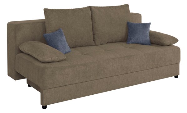 ROZKLADACIA POHOVKA, textil, kompozitné drevo, hnedá P & B - Sedačky, Online Only