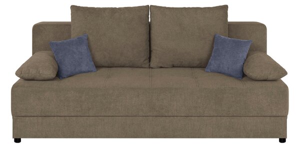 ROZKLADACIA POHOVKA, textil, kompozitné drevo, hnedá P & B - Sedačky, Online Only