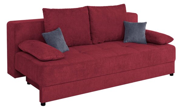 ROZKLADACIA POHOVKA, kompozitné drevo, textil, bobuľová P & B - Sedačky, Online Only