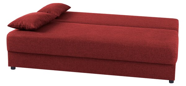 ROZKLADACIA POHOVKA, textil, kompozitné drevo, červená P & B - Sedačky, Online Only