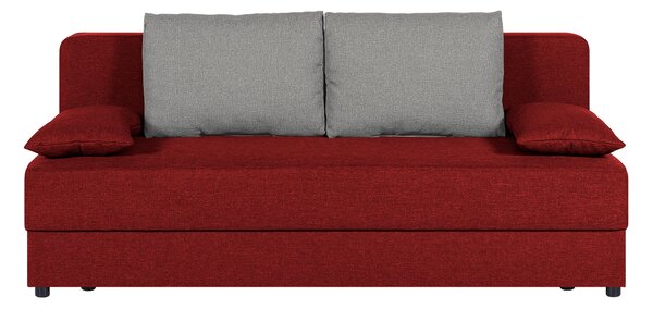 ROZKLADACIA POHOVKA, textil, kompozitné drevo, červená P & B - Sedačky, Online Only