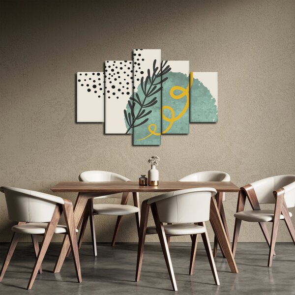 Obraz - Abstraktné listy N⁰1 (150x105 cm)