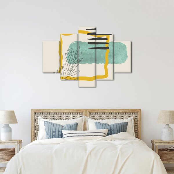 Obraz - Abstraktné listy N⁰2 (150x105 cm)
