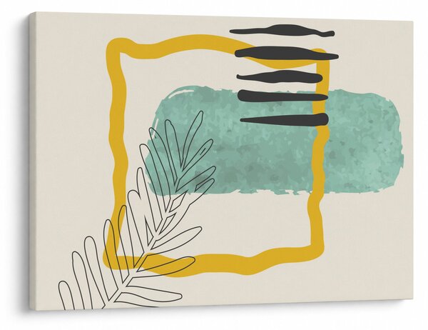 Obraz - Abstraktné listy N⁰2 (70x50 cm)