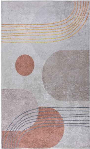 Umývateľný koberec v oranžovo-krémovej farbe 80x150 cm – Vitaus