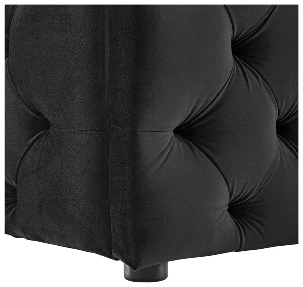 ČALÚNENÁ POSTEĽ, 140/200 cm, čierna home24 - Online Only spálne, Online Only