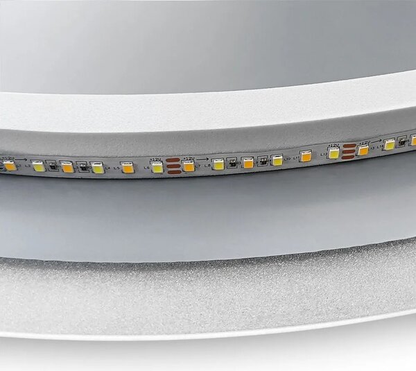 Rea Zrkadlo ⌀100 cm s regulovateľným LED osvetlením HOM-70005