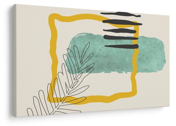 Obraz - Abstraktné listy N⁰2 (90x60 cm)