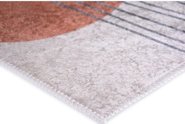 Umývateľný koberec v oranžovo-krémovej farbe 80x150 cm – Vitaus