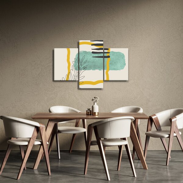 Obraz - Abstraktné listy N⁰2 (90x60 cm)