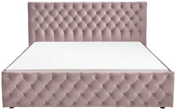 ČALÚNENÁ POSTEĽ, 140/200 cm, orgovánová home24 - Online Only spálne, Online Only