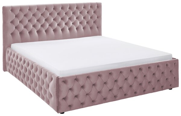 ČALÚNENÁ POSTEĽ, 140/200 cm, orgovánová home24 - Online Only spálne, Online Only