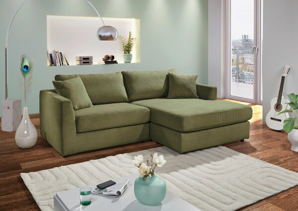 ROHOVÁ SEDAČKA, textil, olivovozelená Carryhome - Sedačky, Online Only