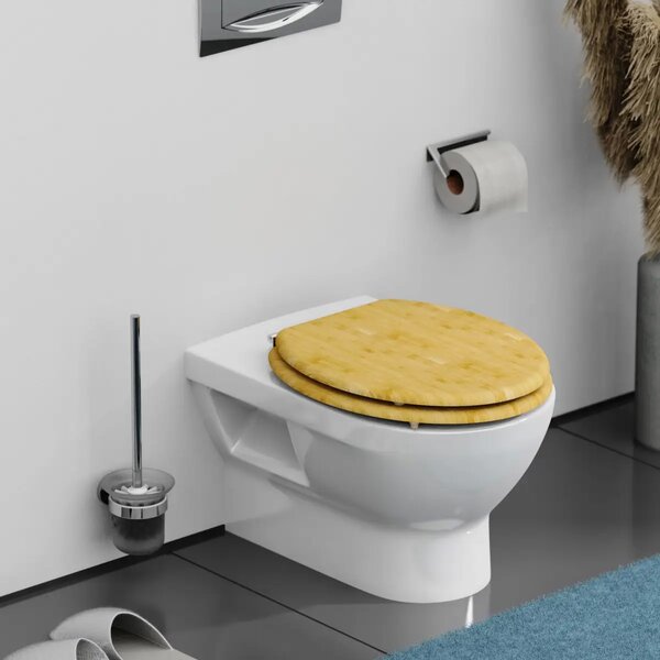Eisl Sanitär WC sedadlo Natural Bambus 81001