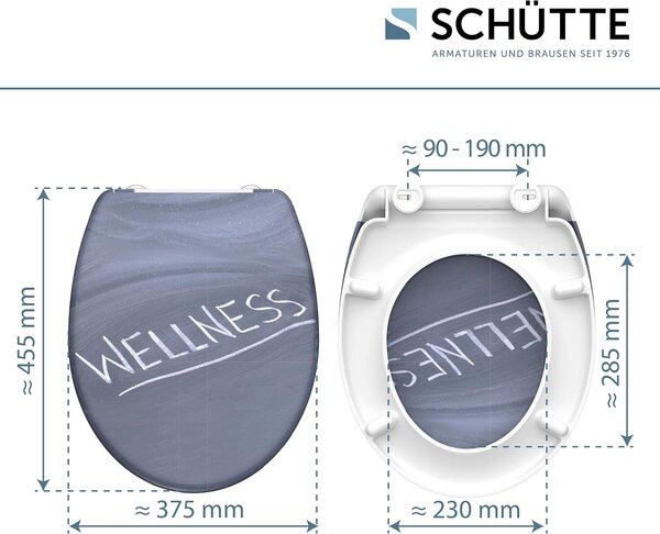 Eisl Sanitär WC sedadlo Duroplast Soft Close Wellness 82375