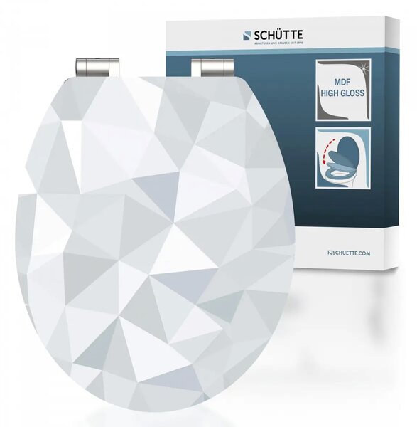 Eisl Sanitär WC sedadlo MDF Soft Close Diamond High Gloss 80545