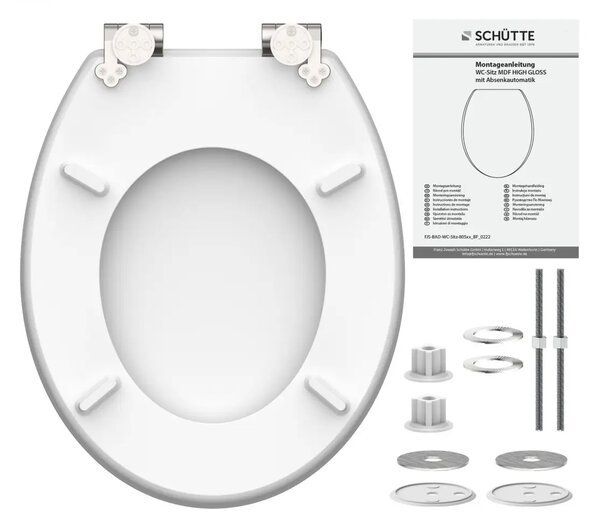 Eisl Sanitär WC sedadlo MDF Soft Close Diamond High Gloss 80545