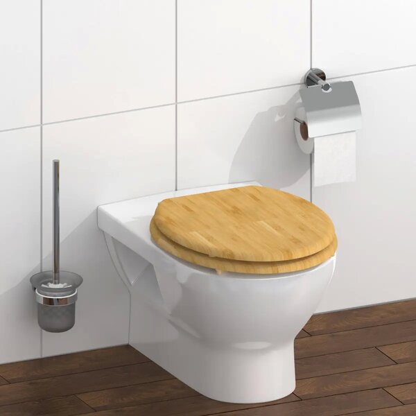 Eisl Sanitär WC sedadlo Natural Bambus 81001