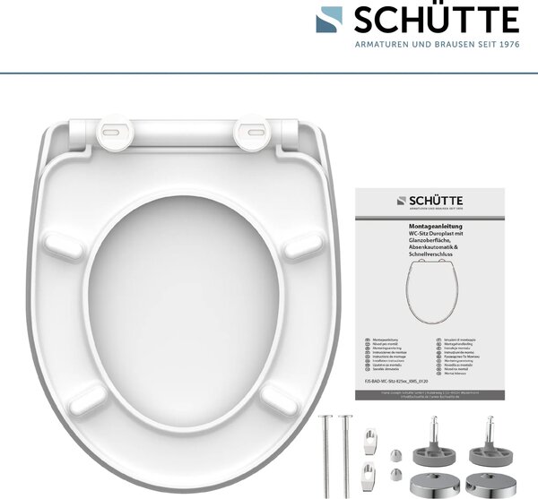 Eisl Sanitär WC sedadlo Duroplast Soft Close Magic Light High Gloss 82587