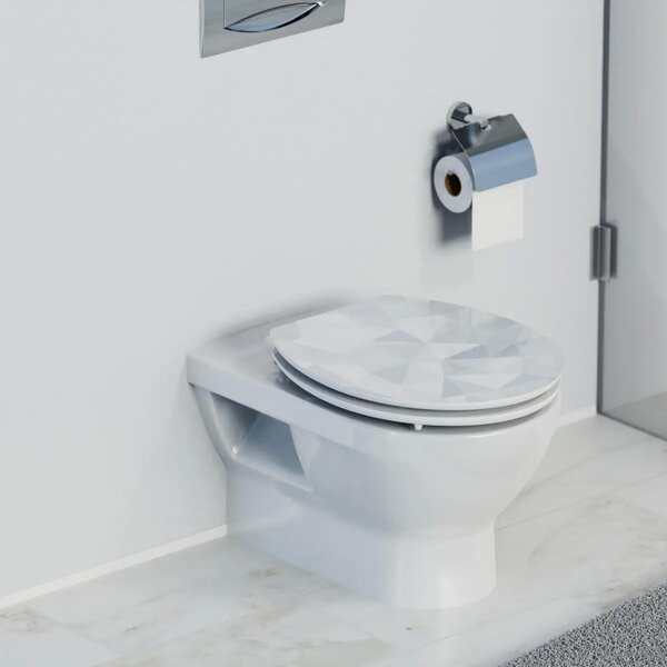 Eisl Sanitär WC sedadlo MDF Soft Close Diamond High Gloss 80545