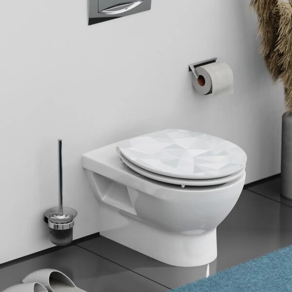 Eisl Sanitär WC sedadlo MDF Soft Close Diamond High Gloss 80545