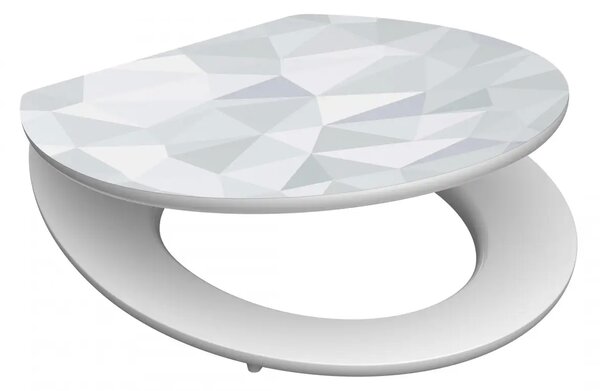 Eisl Sanitär WC sedadlo MDF Soft Close Diamond High Gloss 80545