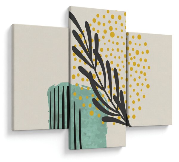 Obraz - Abstraktné listy N⁰3 (90x60 cm)