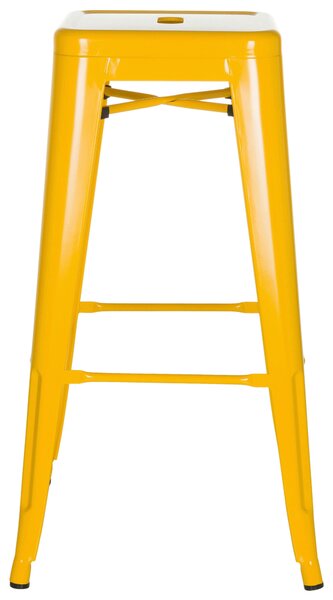 BAROVÁ STOLIČKA, žltá MID.YOU - Barový nábytok, Online Only