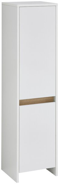 STREDNE VYSOKÁ SKRINKA, biela, farba duba, 32,6/125,1/32,2 cm Xora - Kúpeľňové skrinky, Online Only