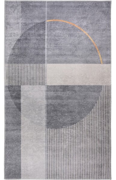 Sivý umývateľný behúň 80x200 cm – Vitaus