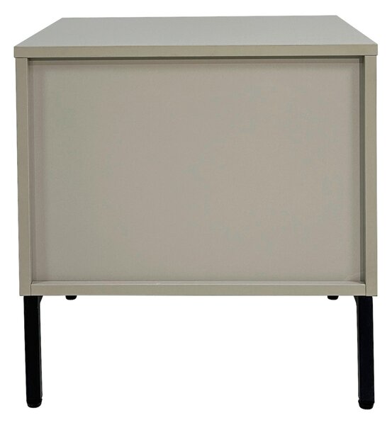 NOČNÝ STOLÍK, čierna, svetlosivá, 50/51/40 cm Xora - Obývacie zostavy, Online Only