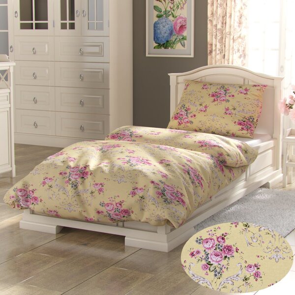 Kvalitex Bavlnené obliečky PROVENCE COLLECTION Cler žltá
