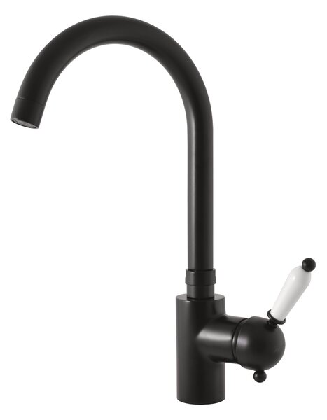 Slezák - RAV Drezová batéria LABE - L519.x/4CMAT, Čierna mat SLEZÁK RAV-Pripojovacie hadičky - závit: 3/8"