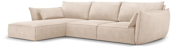 Béžová rohová pohovka (ľavý roh) Vanda - Mazzini Sofas