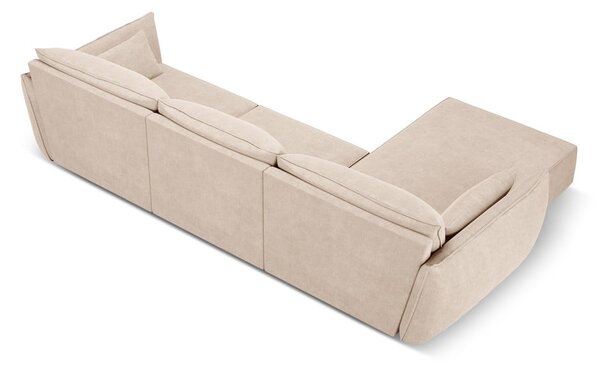 Béžová rohová pohovka (ľavý roh) Vanda - Mazzini Sofas