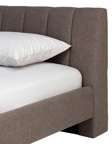 ČALÚNENÁ POSTEĽ, 180/200 cm, hnedá P & B - Online Only spálne, Online Only