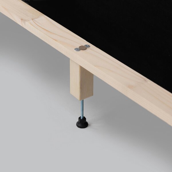 ČALÚNENÁ POSTEĽ, 180/200 cm, hnedá P & B - Online Only spálne, Online Only