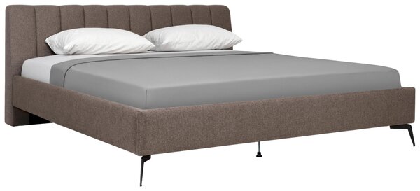 ČALÚNENÁ POSTEĽ, 180/200 cm, hnedá P & B - Online Only spálne, Online Only