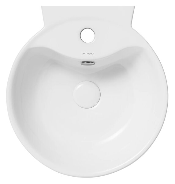 UPTrend Kruhové keramické umývadlo závesné RIO TR4033, biela lesk